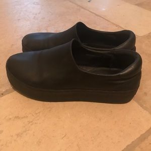 Opening Ceremony Leather Platform Flats